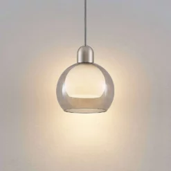 Lucande Lámparas Kaiya Lámpara Colgante Nickel - Lucande -Lucande 4251911738193 5