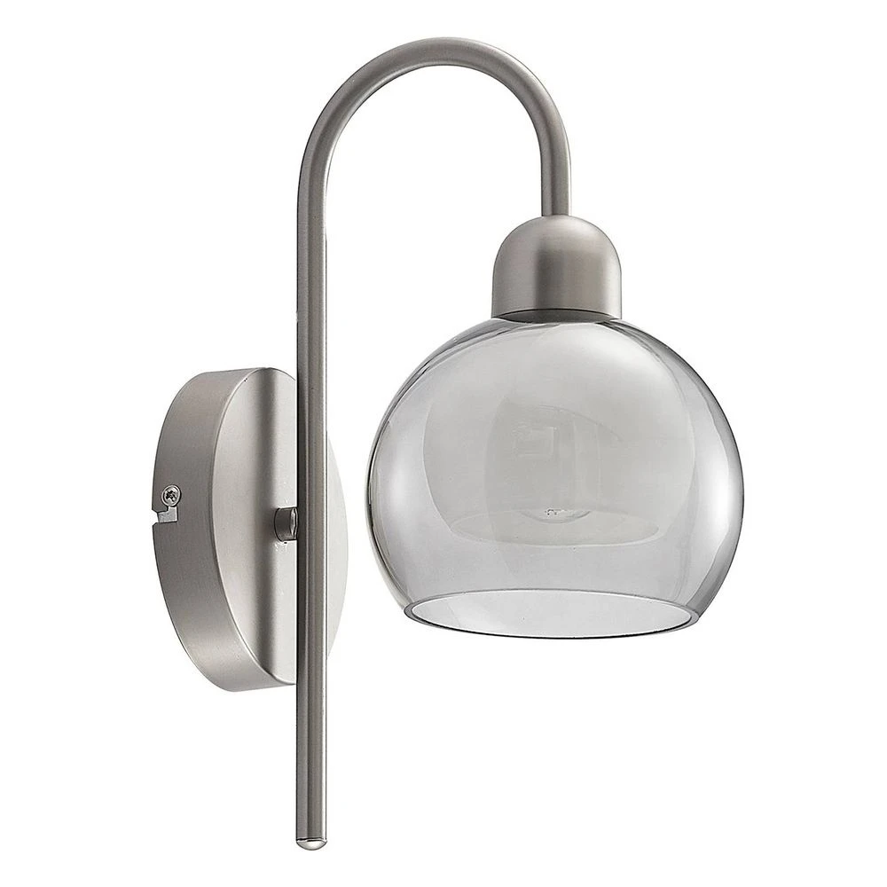 Lucande Lámparas Kaiya Aplique De Pared Nickel - Lucande 1 Lucande Lámparas Kaiya Aplique De Pared Nickel - Lucande