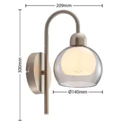 Lucande Lámparas Kaiya Aplique De Pared Nickel - Lucande 7 Lucande Lámparas Kaiya Aplique De Pared Nickel - Lucande -Lucande 4251911738230 3