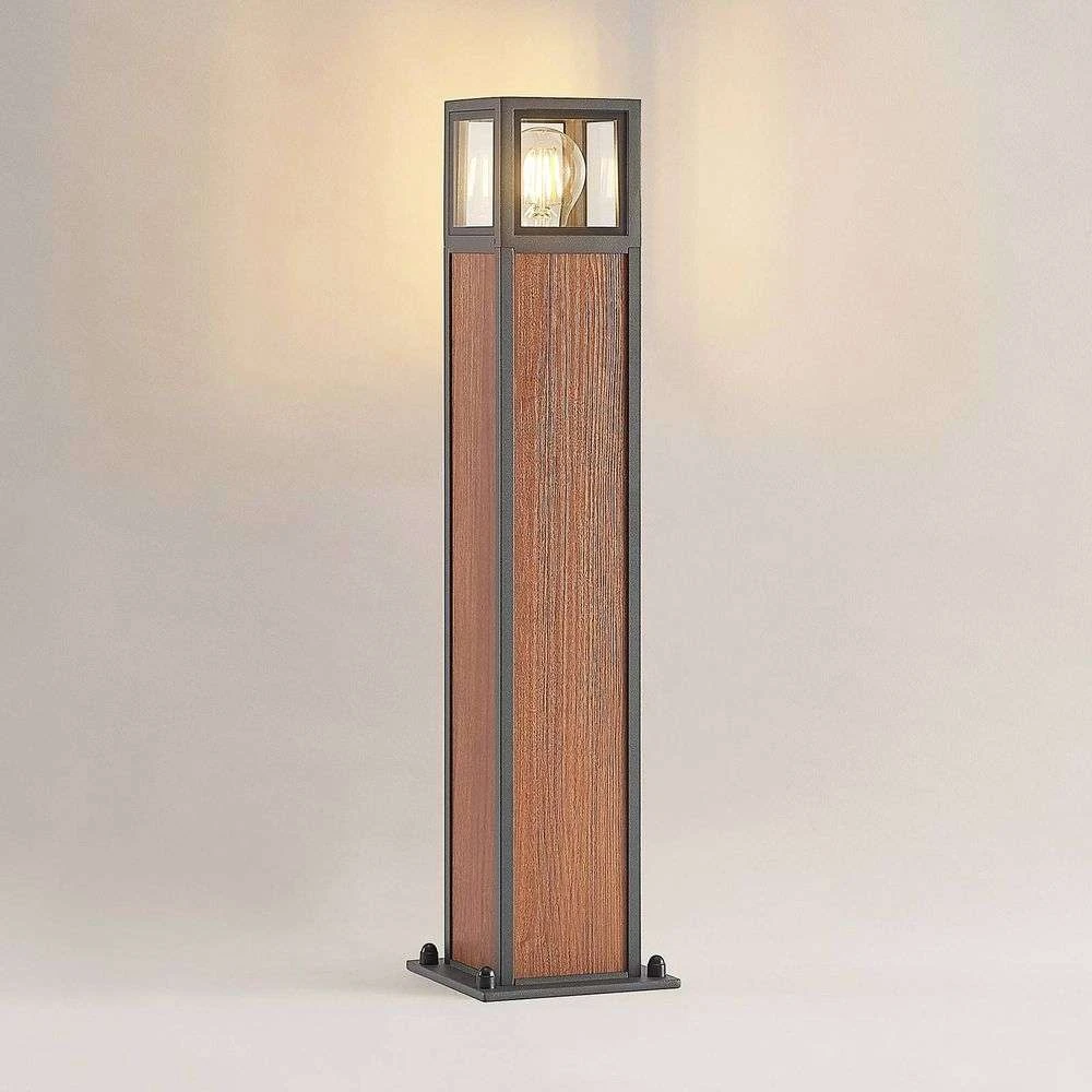 Lucande Lámparas Alleria Lámpara Exterior Dark Grey/Dark Wood - Lucande 3 Lucande Lámparas Alleria Lámpara Exterior Dark Grey/Dark Wood - Lucande - Imagen 3