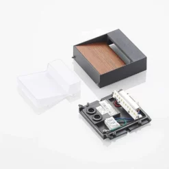 Lucande Lámparas Sylvett LED Aplique Exterior Dark Grey/Dark Wood - Lucande -Lucande 4251911739763 7