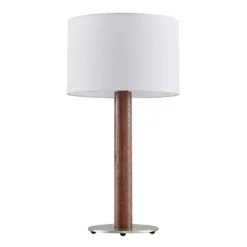 Lucande Lámparas Lakira Lámpara De Sobremesa M White/Wood - Lucande