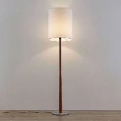 Lucande Lámparas Lakira Lámpara De Pie H160 White/Wood - Lucande 8 Lucande Lámparas Lakira Lámpara De Pie H160 White/Wood - Lucande -Lucande 42519117404244