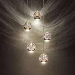 Lucande Lámparas Meriton 5 Cluster Lámpara Colgante - Lucande -Lucande 42519117438454