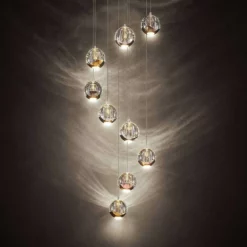 Lucande Lámparas Meriton 9 Cluster Lámpara Colgante - Lucande -Lucande 42519117438524