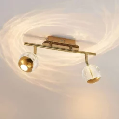 Lucande Lámparas Kilio 2 Lámpara De Techo Gold - Lucande -Lucande 42519117439204