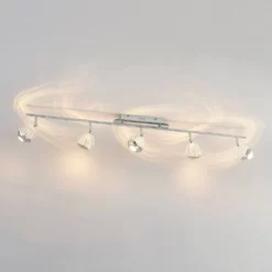 Lucande Lámparas Kilio 5 Lámpara De Techo Chrome - Lucande -Lucande 42519117439515