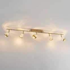 Lucande Lámparas Kilio 5 Lámpara De Techo Gold - Lucande 9 Lucande Lámparas Kilio 5 Lámpara De Techo Gold - Lucande -Lucande 42519117439685