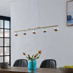 Lucande Lámparas Kilio 5 Lámpara Colgante Gold - Lucande -Lucande 42519117440263