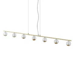 Lucande Lámparas Kilio 7 Lámpara Colgante Gold - Lucande