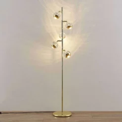 Lucande Lámparas Kilio Lámpara De Pie Dim. Gold - Lucande -Lucande 42519117440884