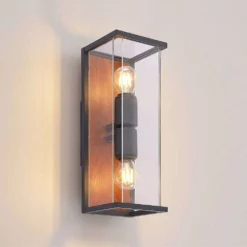 Lucande Lámparas Elwin 2 Aplique Exterior - Lucande -Lucande 42519117444395