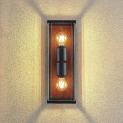 Lucande Lámparas Elwin 2 Aplique Exterior - Lucande -Lucande 42519117444396