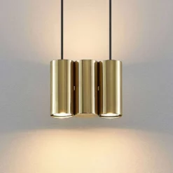 Lucande Lámparas Cesur 3 Lámpara Colgante Brass - Lucande -Lucande 4251911745375 5