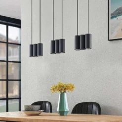 Lucande Lámparas Cesur 9 Lámpara Colgante Black - Lucande -Lucande 4251911745405 3