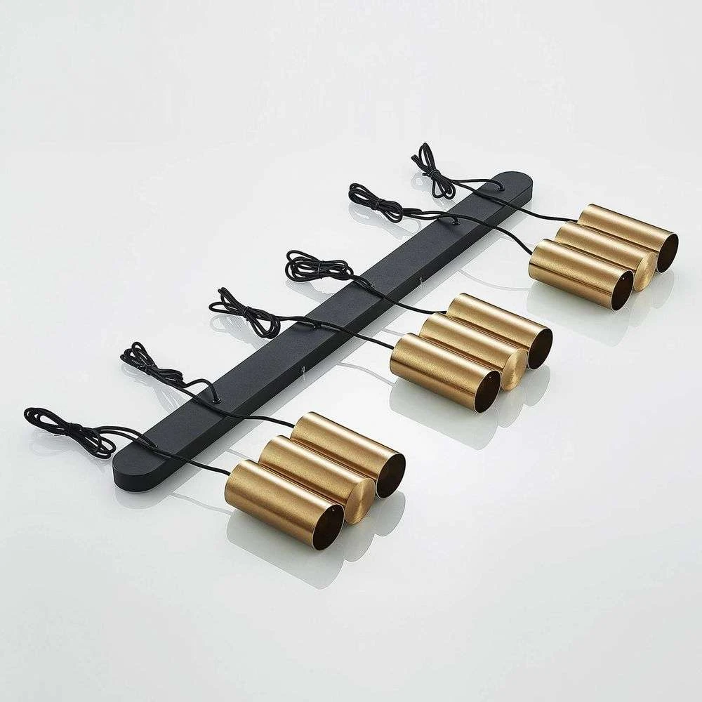 Lucande Lámparas Cesur 9 Lámpara Colgante Brass - Lucande 6 Lucande Lámparas Cesur 9 Lámpara Colgante Brass - Lucande - Imagen 6