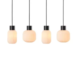 Lucande Lámparas Lomeris 4 Lámpara Colgante Opal - Lucande