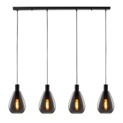 Lucande Lámparas Marvelos 4 Lámpara Colgante Smoke - Lucande -Lucande 4251911753073 3