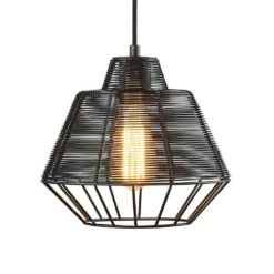 Lucande Lámparas Tinko Lámpara Colgante Ø25 Black - Lucande -Lucande 4251911753097 4