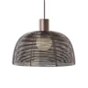 Lucande Lámparas Biljana Lámpara Colgante Ø38 Brown - Lucande