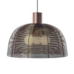 Lucande Lámparas Biljana Lámpara Colgante Ø50 Brown - Lucande -Lucande 4251911753110 4