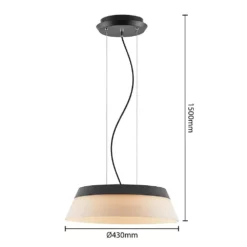 Lucande Lámparas Jusanna LED Lámpara Colgante Opal - Lucande -Lucande 4251911754384 4