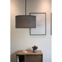 Lucande Lámparas Hina Lámpara Colgante Gris/Negro - Lucande -Lucande Hina Pendel lampemesteren 3